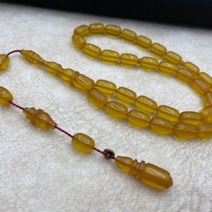 Abdullah Darabacı Usta İmzalı Kehribar Altın Sarısı