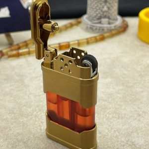 Şeffaf Görünüm Gold Taşlı Model