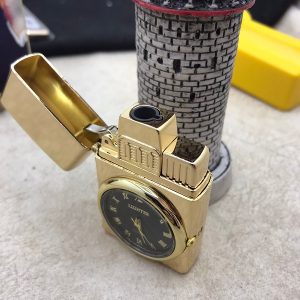 Zippo Görünüm Gold Saat Çakmak